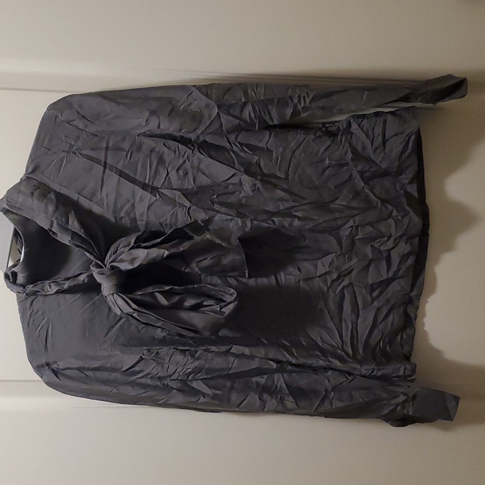 Ted Baker London Tie-Neck Silk Blouse